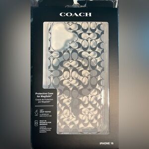 NEW Coach Ombre signature C iPhone 16 phone case cover